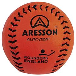 Foto van Aresson rounders bal autocrat 19,5 cm leer oranje