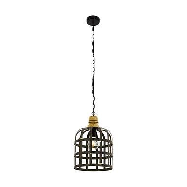 Foto van Eglo hanglamp oldcastle ø31,5 cm - zwart/goud - leen bakker