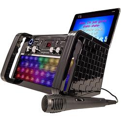 Foto van Easy karaoke eks213bt bluetooth karaoke system met led-lichteffecten & één microfoon