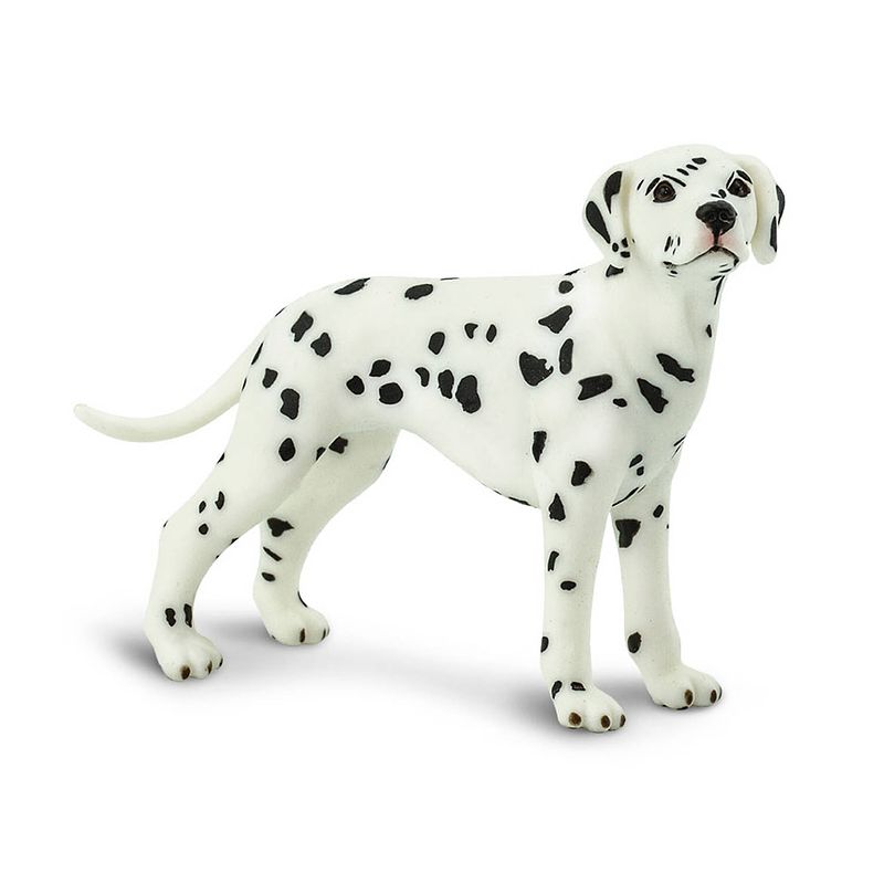 Foto van Safari dalmatiër junior 9 cm rubber zwart/wit