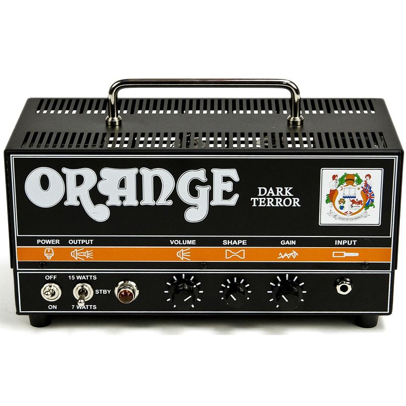 Foto van Orange da15h dark terror 15 watt gitaarversterker-top