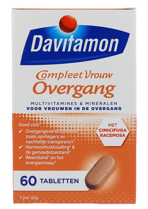 Foto van Davitamon compleet vrouw overgang tabletten