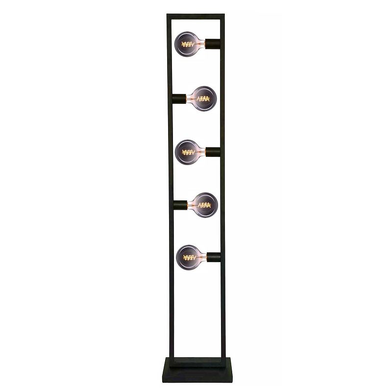 Foto van Freelight vloerlamp distesa 5 lichts h 160 cm zwart