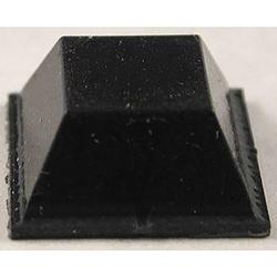 Foto van Hammond electronics 1421t3 apparaatvoet zelfklevend, rond zwart (ø x h) 12.7 mm x 5.8 mm 24 stuk(s)