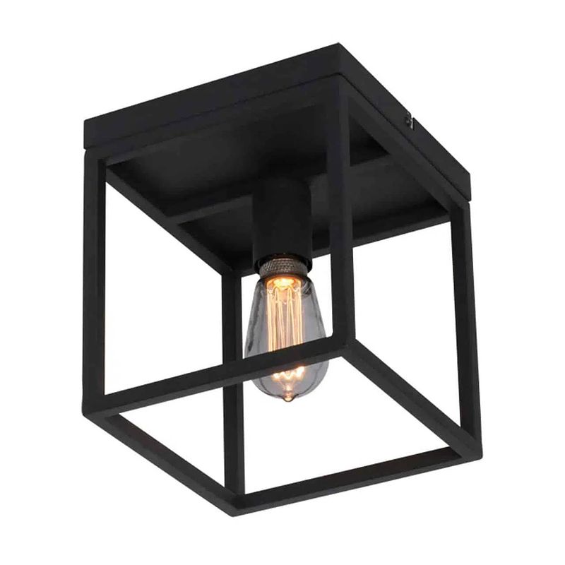 Foto van Freelight plafondlamp novanta b 22 cm h 25 cm zwart