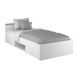 Foto van Complete compleet bord 3 -kamer zodiac - bed + bedide + office - mat white decor - parisot