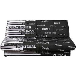 Foto van World clic clac bench 120x190 - black world fabric