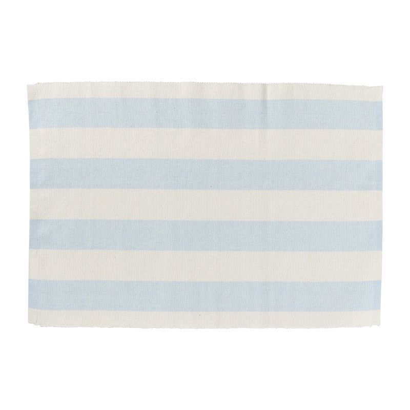 Foto van Placemat streep - blauw - set van 2