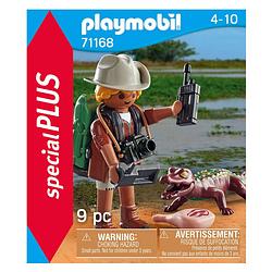 Foto van Playmobil special plus researcher with young caiman