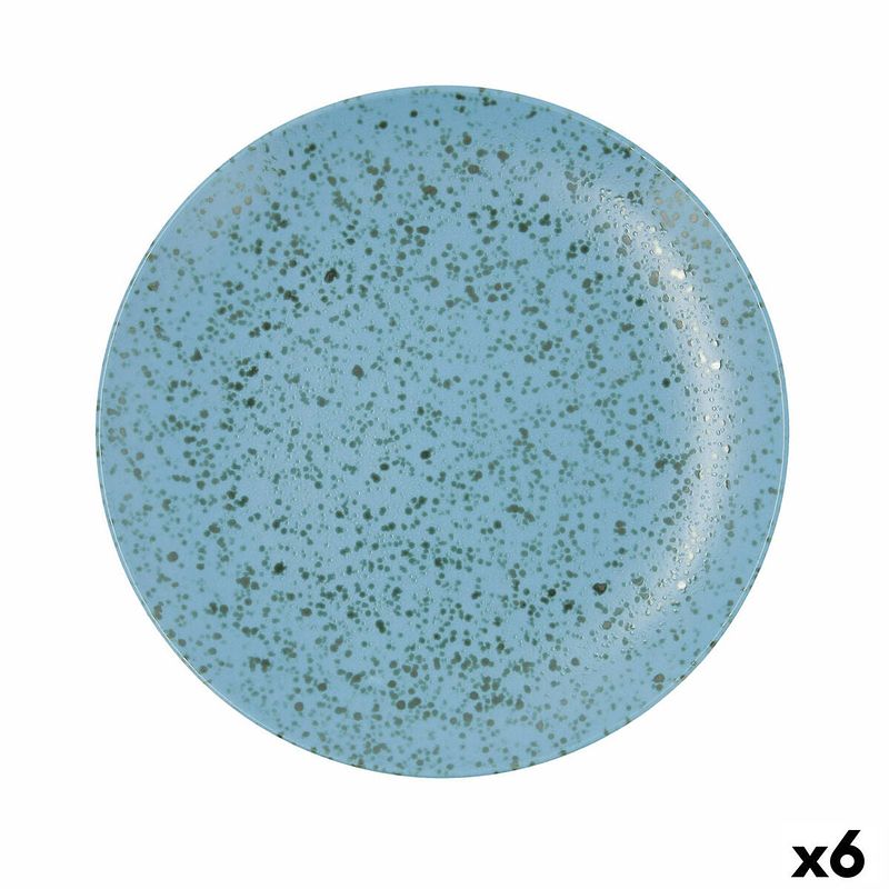 Foto van Platt tallrik ariane oxide keramisch blauw (ø 31 cm) (6 stuks)