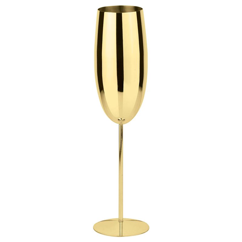 Foto van Paderno champagneglas bar goud 270 ml