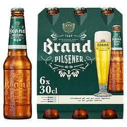 Foto van Brand pilsener bier fles 6 x 30cl bij jumbo