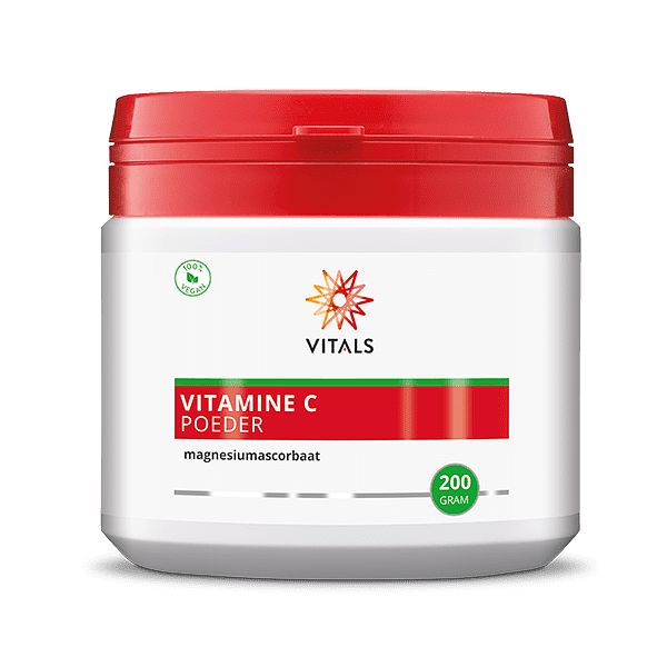 Foto van Vitals vitamine c poeder magnesiumascorbaat