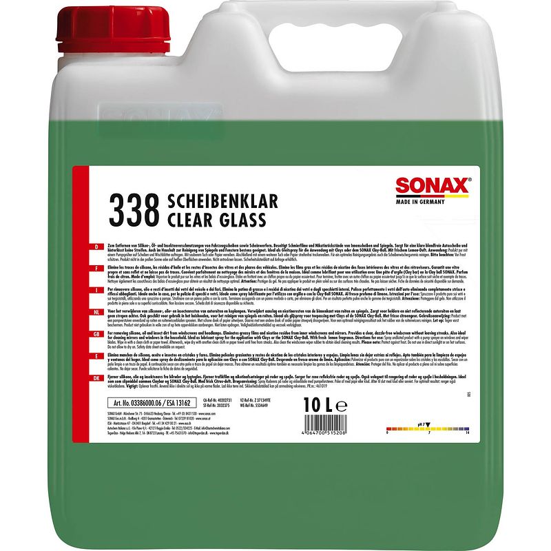 Foto van Sonax ruitenreiniger 10 liter groen