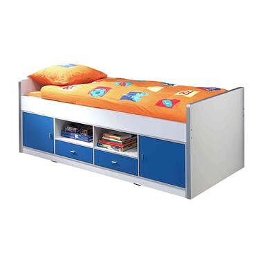 Foto van Vipack kajuitbed bonny - blauw - 78,5x97,5x207 cm - leen bakker