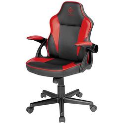 Foto van Deltaco gaming dc120r gaming stoel zwart, rood