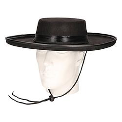 Foto van Zwarte verkleed hoed spaans voor volwassenen - verkleedhoofddeksels