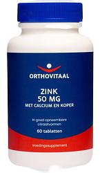 Foto van Orthovitaal zink 50mg tabletten