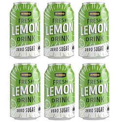 Foto van Jumbo fresh lemon flavour drink zero sugar 6 x 330ml