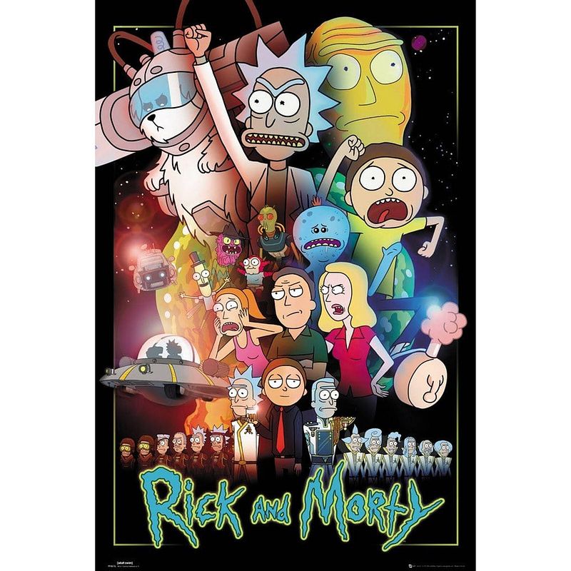 Foto van Gbeye rick and morty wars poster 61x91,5cm