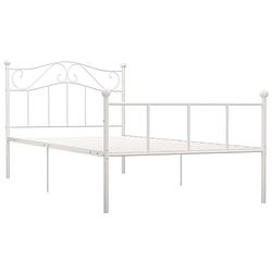 Foto van The living store metalen bedframe - classic s - bedframes - 100 x 200 cm - elegante en sterke constructie - geschikt