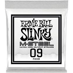 Foto van Ernie ball 10109 .009 slinky m-steel losse snaar voor elektrische gitaar