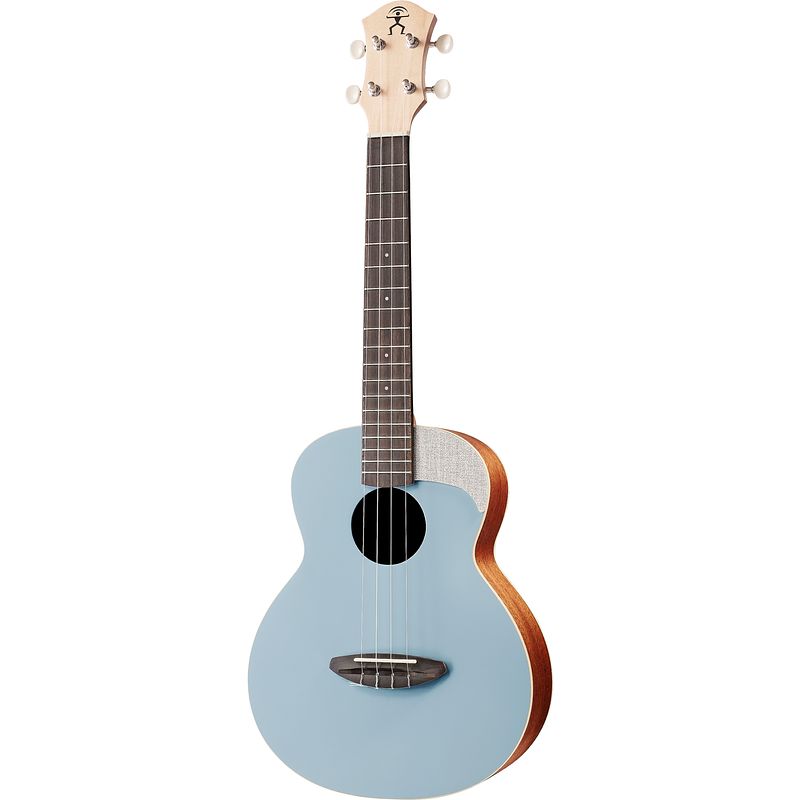 Foto van Anuenue ut10 color series tenor ukulele blue arona met gigbag