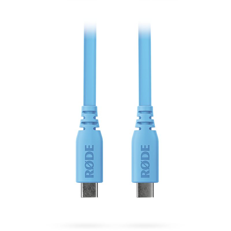 Foto van Rode sc17 blue usb-c - usb-c kabel (1.5 m)