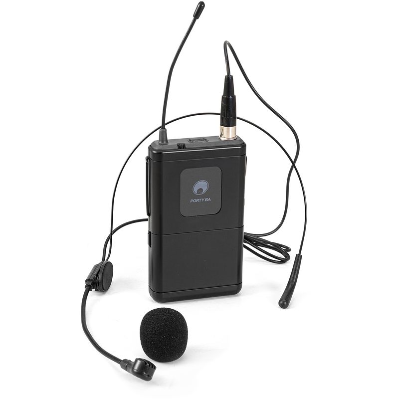 Foto van Omnitronic porty-8a bodypack met headsetmicrofoon (863.1 mhz)