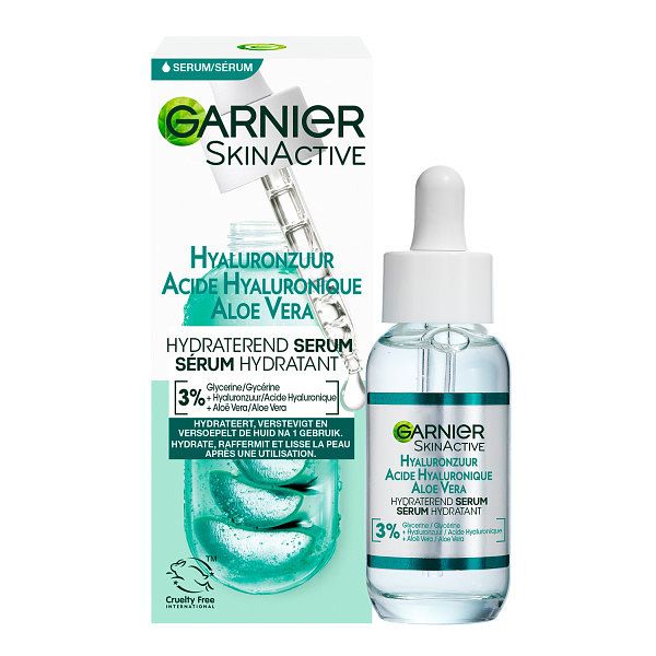 Foto van Garnier skinactive hyaluronzuur & aloe vera hydraterende serum