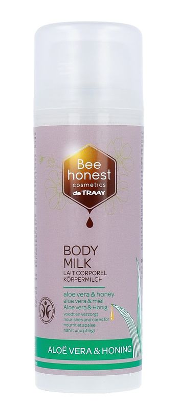 Foto van Bee honest body milk aloë vera & honing