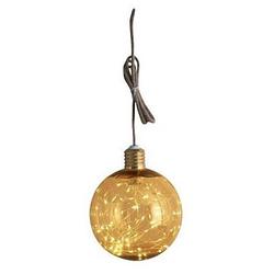 Foto van Luxform hanglamp globe 60 led 17 x 17 x 21 cm brons 2-delig