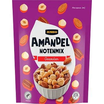 Foto van Jumbo amandel notenmix gezouten 200g