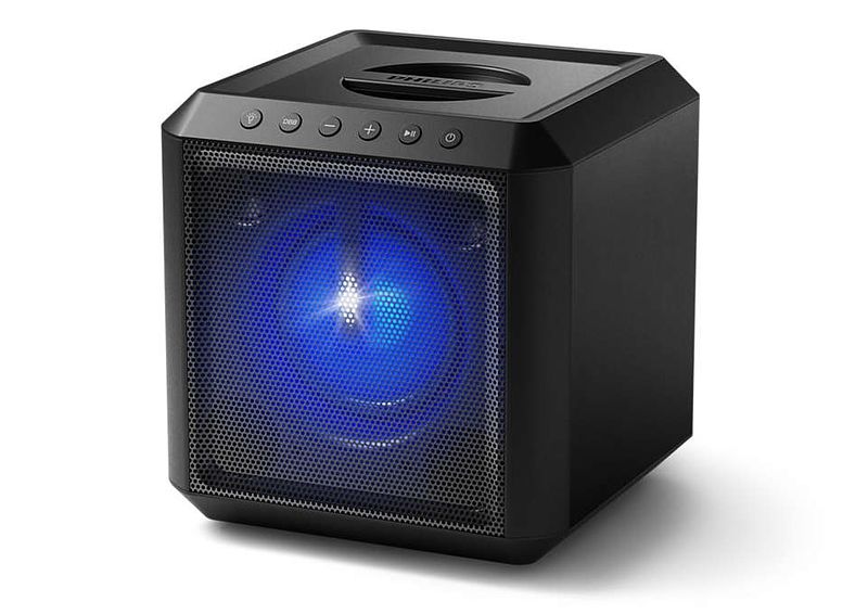 Foto van Philips tax4207 partyspeaker bluetooth speaker zwart