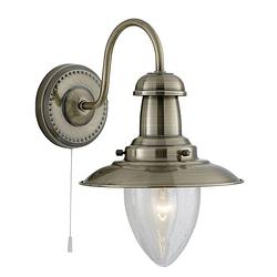 Foto van Bohemian wandlamp - bussandri exclusive - metaal - bohemian - e27 - l: 18cm - voor binnen - woonkamer - eetkamer - brons