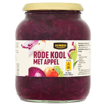 Foto van Jumbo rode kool met appel 680g