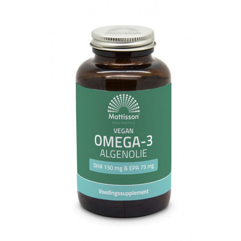 Foto van Mattisson healthstyle omega 3 algenolie capsules