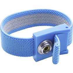 Foto van Quadrios esd-armband blauw drukknop 10 mm