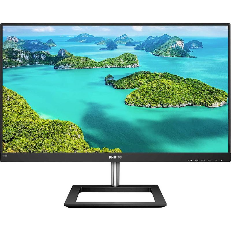 Foto van Philips 278e1a lcd-monitor 68.6 cm (27 inch) energielabel g (a - g) 3840 x 2160 pixel 4k 4 ms hoofdtelefoonaansluiting, audio-line-in ips led