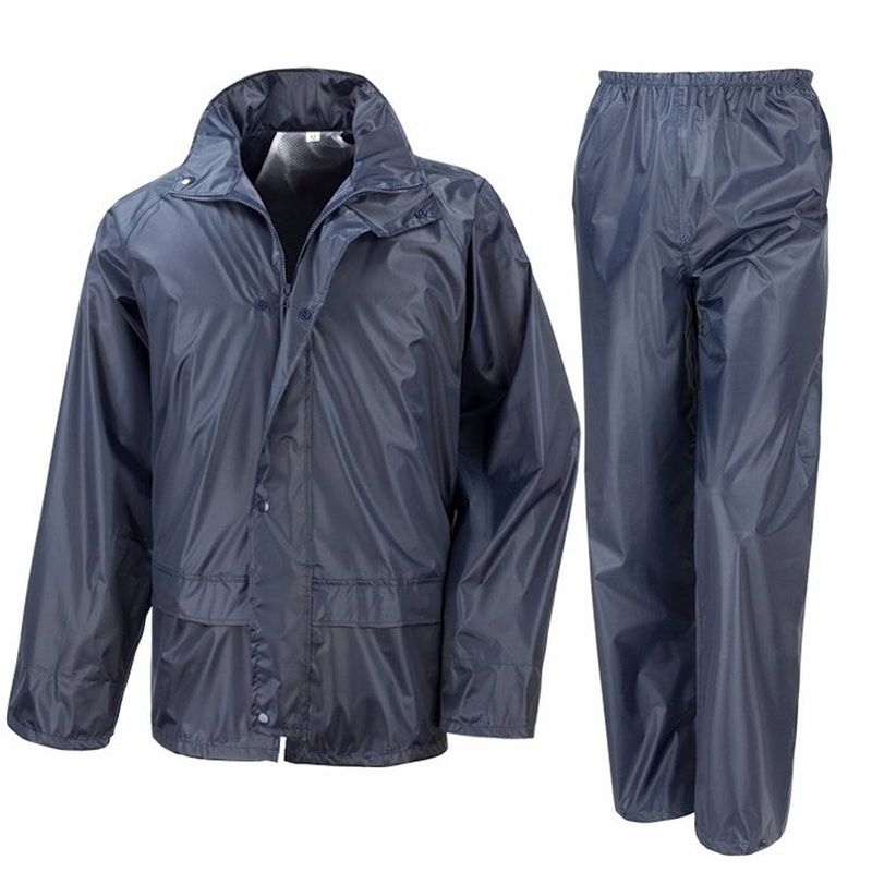 Foto van Grote maten navy all weather regenpak voor volwassenen 3xl (48/58) - regenpakken