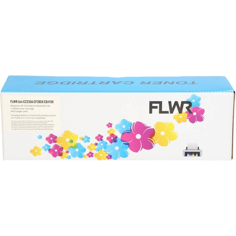 Foto van Flwr canon 718bk zwart toner