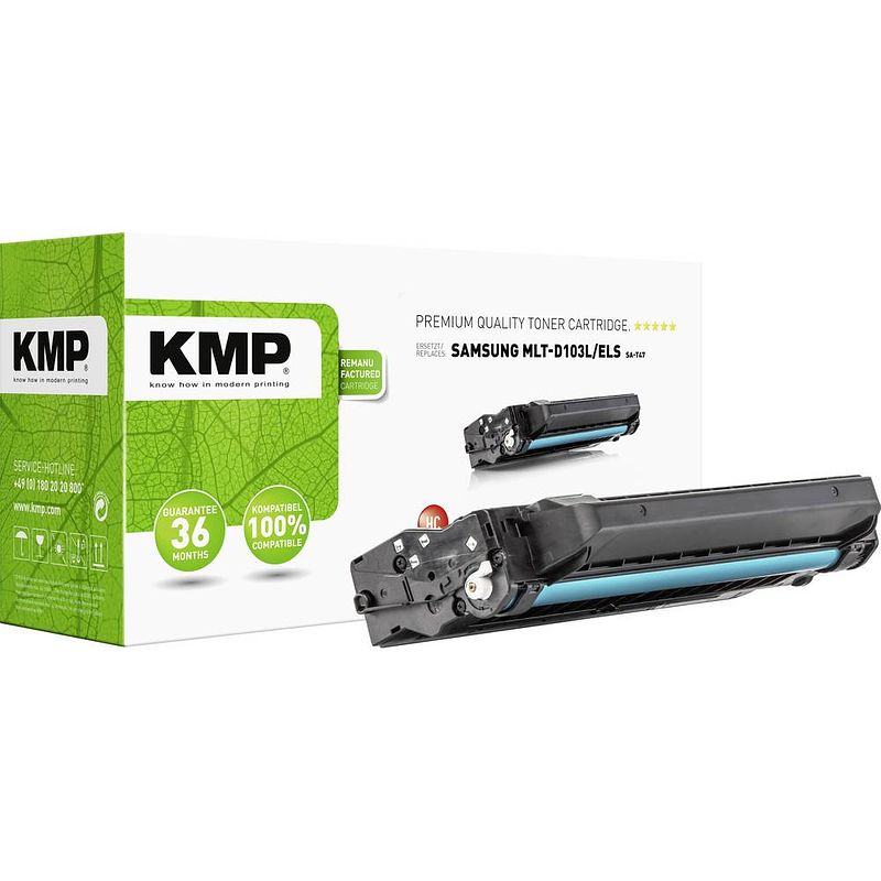 Foto van Kmp toner vervangt samsung mlt-d103l compatibel zwart 2900 bladzijden sa-t47