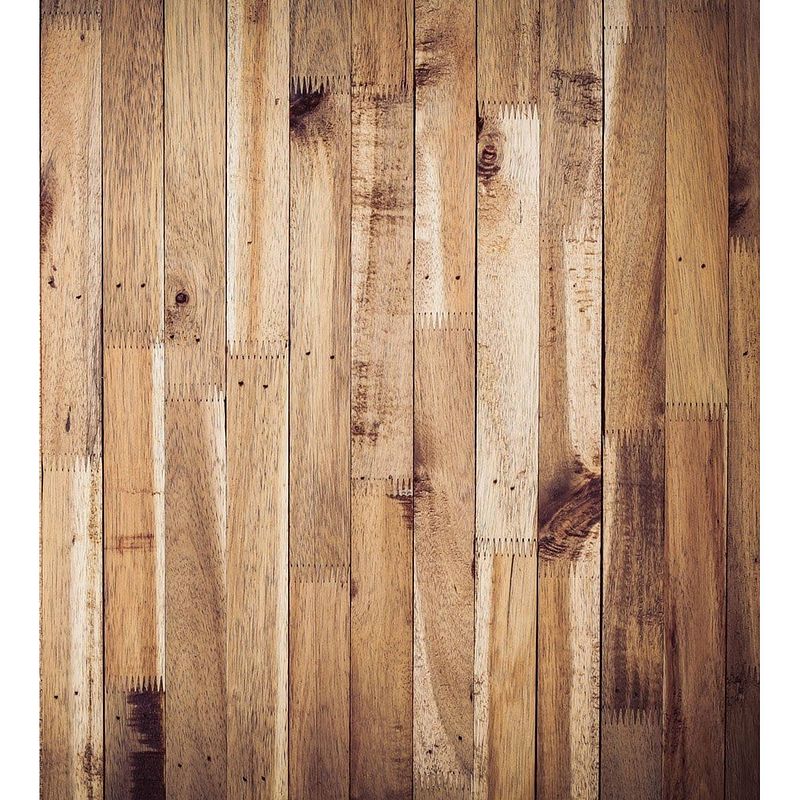 Foto van Dimex timber wall vlies fotobehang 225x250cm 3-banen