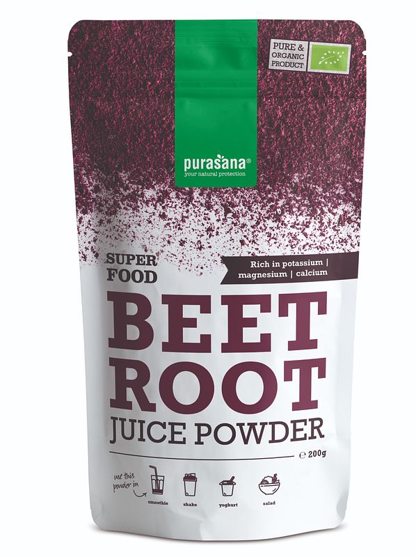 Foto van Purasana beet root juice powder