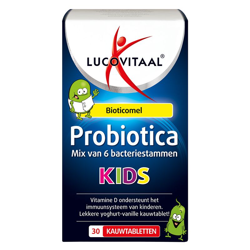 Foto van Lucovitaal probiotica kids kauwtabletten