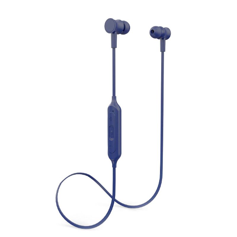 Foto van Bluetooth stereo oordopjes, blauw - kunststof - celly procompact