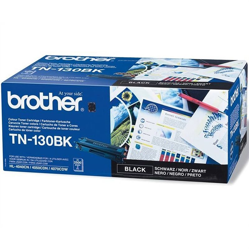 Foto van Brother tn-130 tonercartridge - zwart