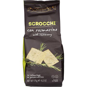 Foto van Laurieri scrocchi with rosemary 175g bij jumbo