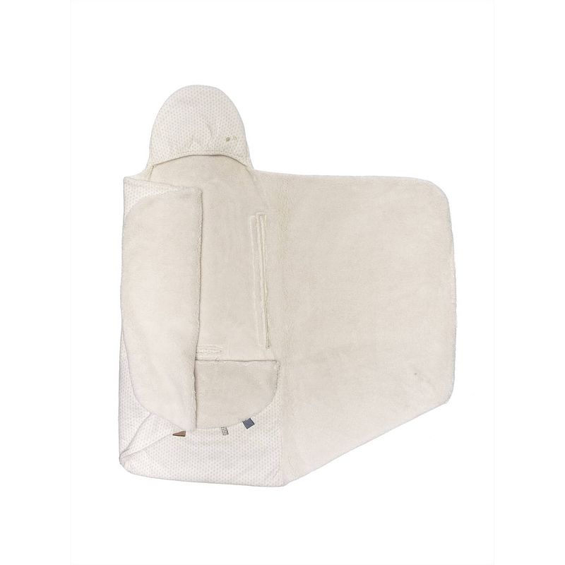 Foto van Snoozebaby organische wikkeldeken trendy wrapping - stone beige