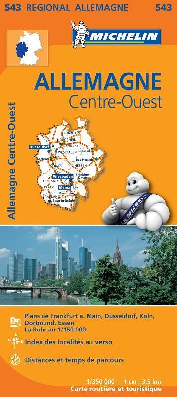 Foto van 543 allemagne centre-ouest - midden-west duitsland - paperback (9782067183582)